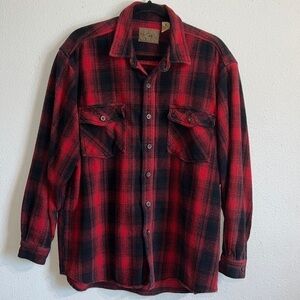 Moose Creek Flannel Plaid Long Sleeve Shacket Size Large